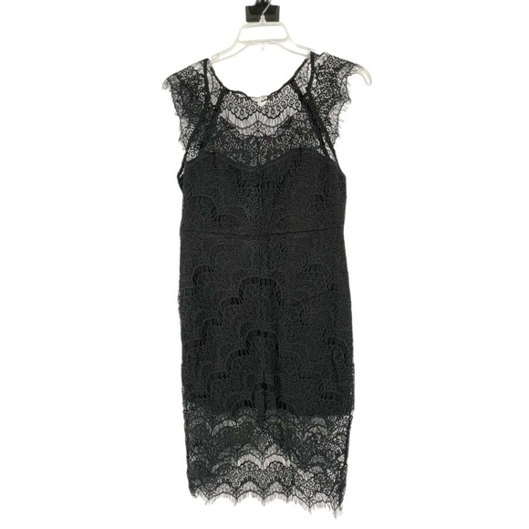 NWT Intimately Free People Black Lace Dark Feminine Dress Medium - Picture 3 of 10